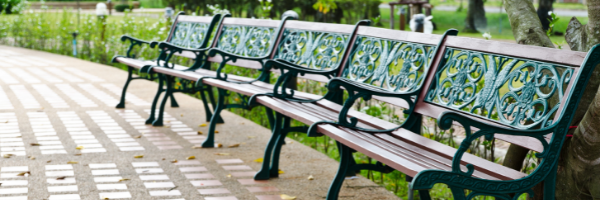 park benches