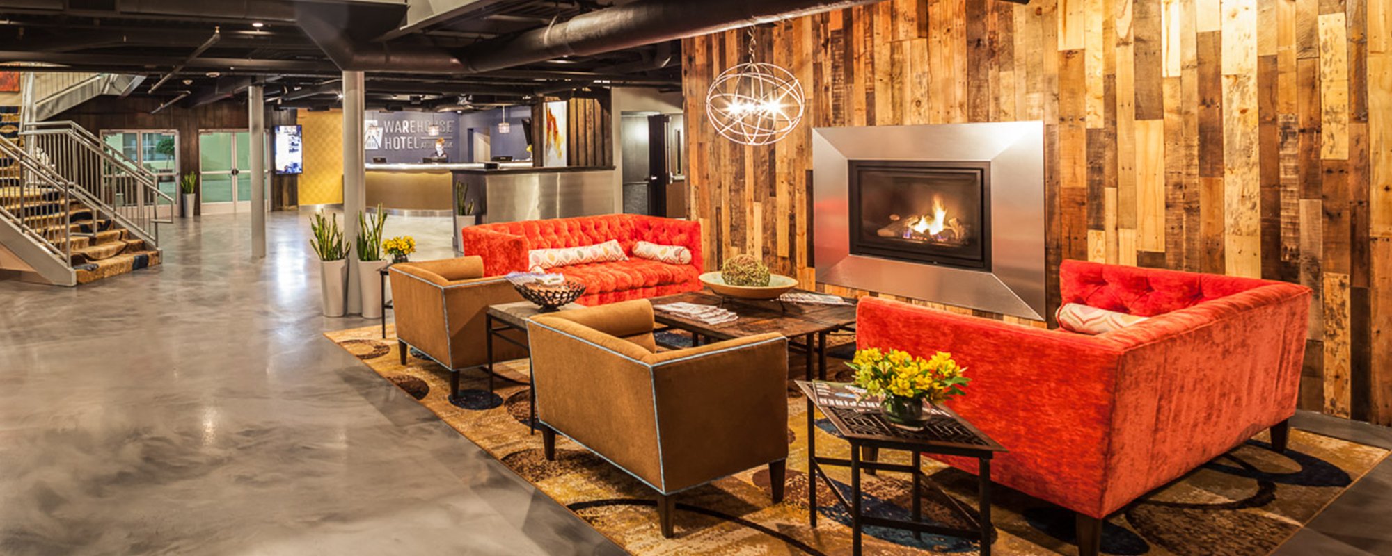 Warehouse Hotel Lobby