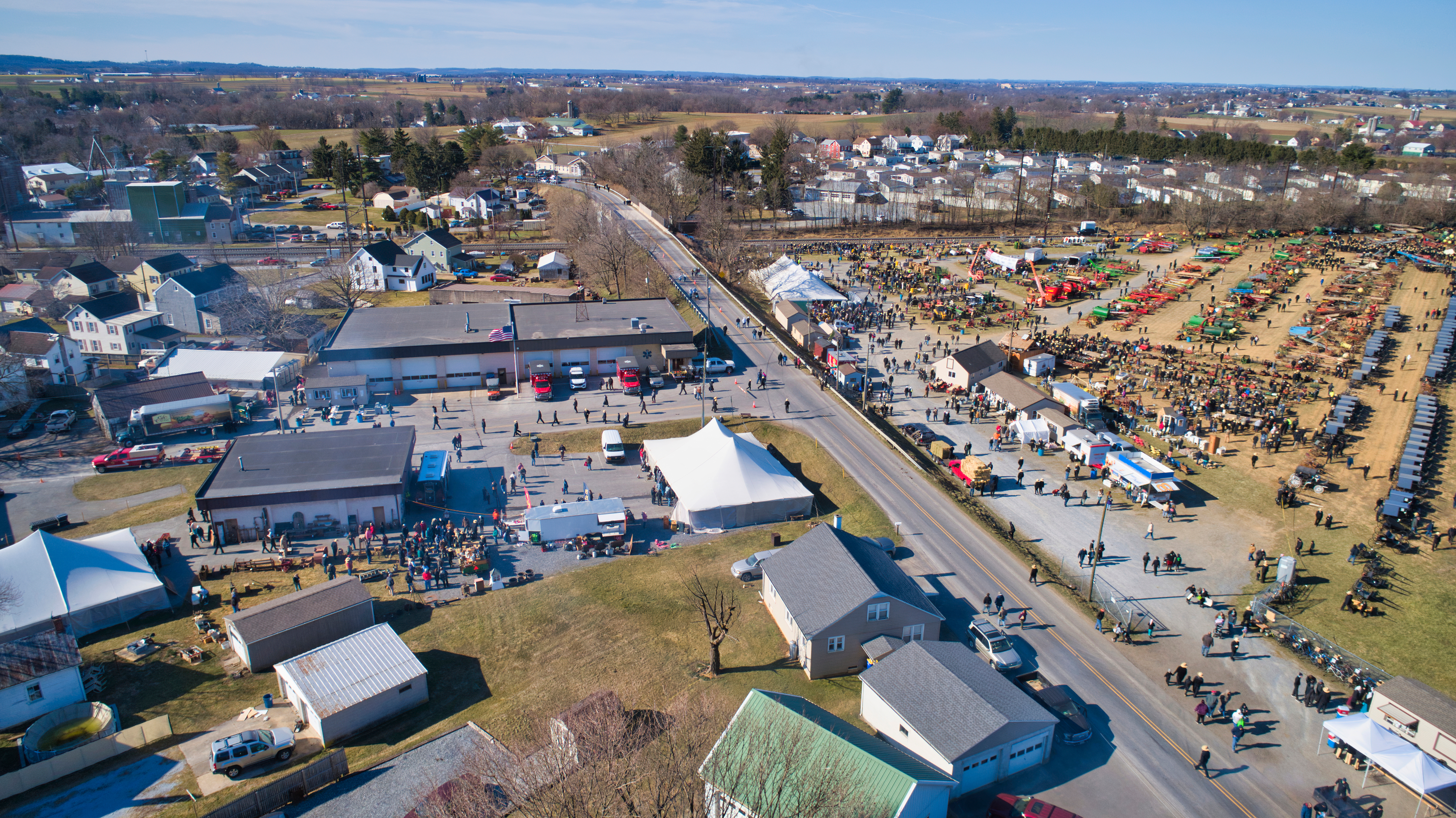 Amish mud sale in Lancaster County, PA