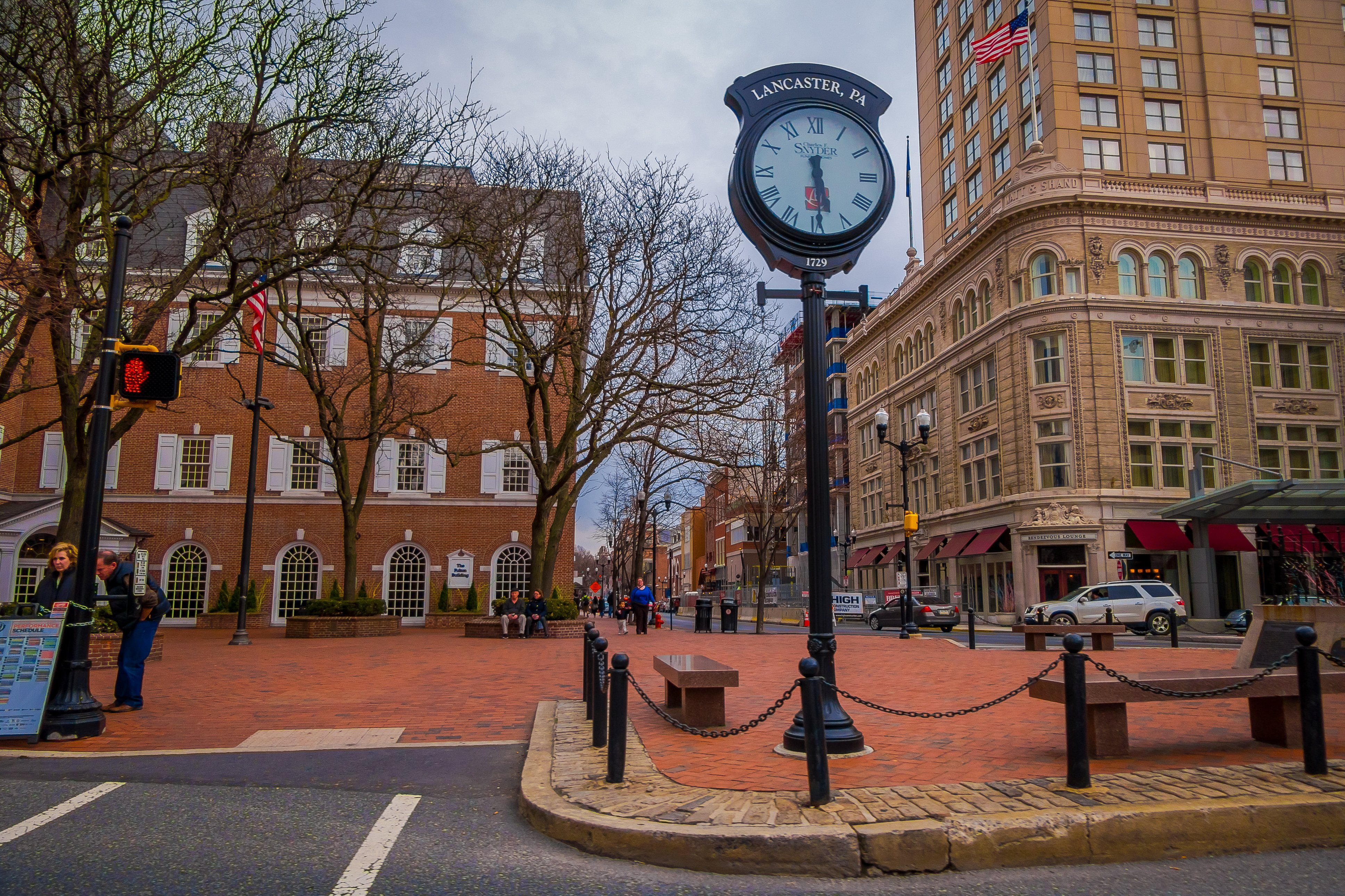 clock in Lancaster, PA